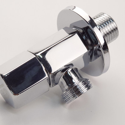 Van giảm áp và khóa đường nước Đồng mạ Chrome Eurolife EL-X40 (Trắng bạc)