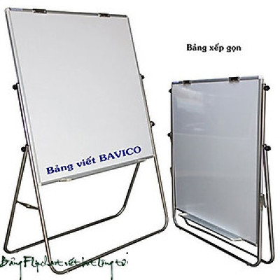 BẢNG FLIPCHART VIẾT BÚT LÔNG TỪ LAMINATE CHÂN INOX KT 120x120cm