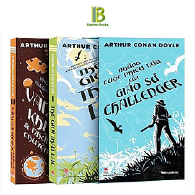 Boxset 2 Cuốn - Thế Giới Thất Lạc + Vành Đai Khí Độc Và Những Câu Chuyện Khác - Những Cuộc Phiêu Lưu Của Giáo Sư Challanger - Arthur Conan Doyle - Kim Đồng