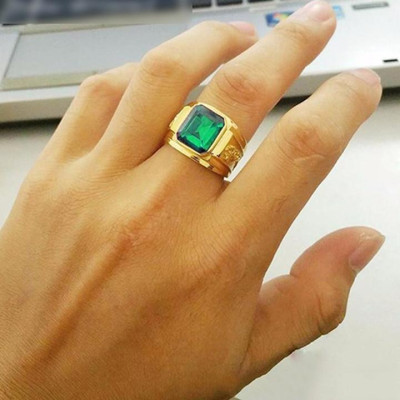 Nhẫn nam titan cao cấp thời trang chạm rồng 2 bên trangsucpt đá đỏ inox thép không gỉ PTNNA255