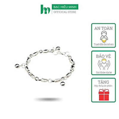 lắc tay lắc chân trẻ em bằng bạc ta lte072