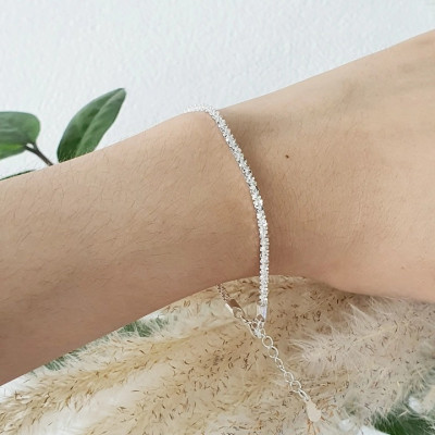 Lắc Tay Nữ Bạc Hiểu Minh LTU523