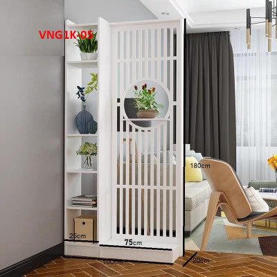Vách ngăn kệ gỗ MDF VNG1K-02 - Nội thất lắp ráp Viendong ADV