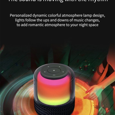 Loa WiWU P50 Max Dành Cho Các Thiết Bị Có Kết Nối Bluetooth Sự Kết Hợp Của 3 Loa Nsfeb Mang Đến Hiệu Ứng Rạp Chiếu Phim Vòm 360 Độ - Hàng Chính Hãng