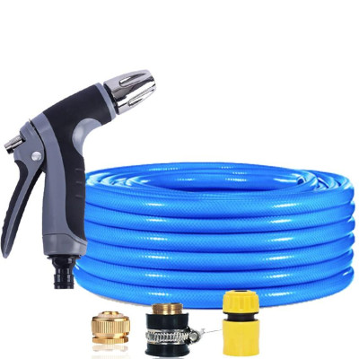 Bộ dây và vòi xịt rửa xe tưới cây tăng áp 7-10M(cút nhựa nối đồng nhựa) 206817