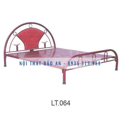 Giường sắt 1m6 x 2m bảo hành 1 năm