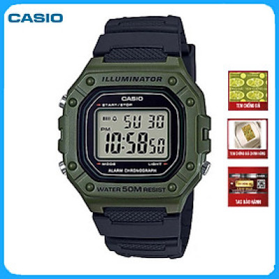 Đồng Hồ Nam Casio Điện Tử W-218H-3AVDF (43mm)