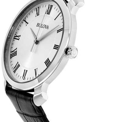 Đồng Hồ Nam Bulova Dây Da 96A133 - Mặt Trắng 