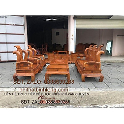 Bộ bàn ghế mẫu tần thủy hoàng - Đồ Gỗ Bình Long 0388639288