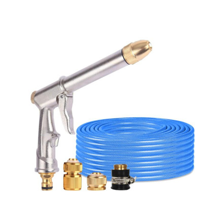 Bộ vòi phun  rửa xe tưới cây tăng áp thông minh 206810 đầu đồng,cút đồng