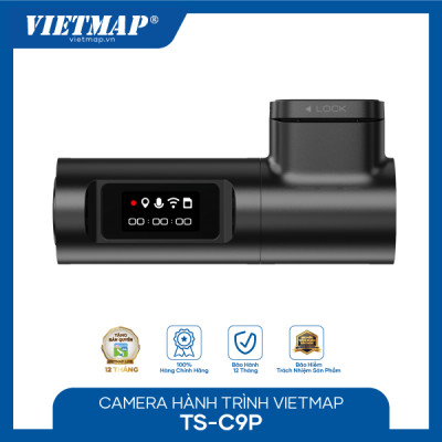 VIETMAP TS-C9P CAMERA HÀNH TRÌNH 2K NHỎ GỌN (Tặng ngay bản quyền VIETMAP LIVE PRO - 12 tháng khi mua sản phẩm) - Hàng chính hãng