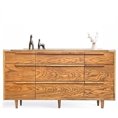 Tủ 9 ngăn kéo Juno Sofa 172 x 53 x 84 cm màu gỗ sồi