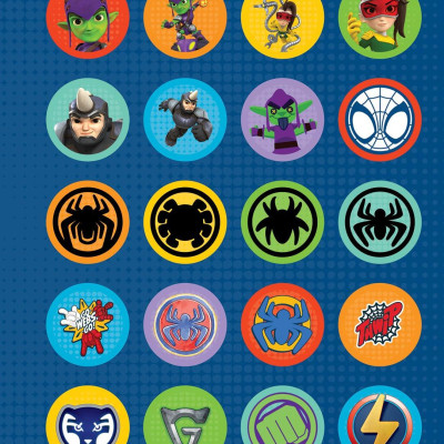 Sách ngoại văn: First Look And Find & Stickers Marvel Spidey