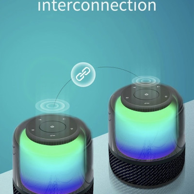 Loa WiWU P50 Max Dành Cho Các Thiết Bị Có Kết Nối Bluetooth Sự Kết Hợp Của 3 Loa Nsfeb Mang Đến Hiệu Ứng Rạp Chiếu Phim Vòm 360 Độ - Hàng Chính Hãng