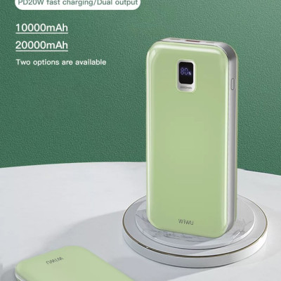 Pin dự phòng Wiwu Ultra-fast Charge JC-17 Dành Cho Điện Thoại, Ipad Sạc An Toàn Trên Máy Bay, Sạc Được Hai Thiết Bị Cùng Một Lúc - Hàng Chính Hãng