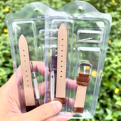 Dây Da Trơn Nhiều Size Đồng Hồ Nam Nữ Tặng Kèm Chốt Và Dụng Cụ Tháo Lắp Giá Rẻ