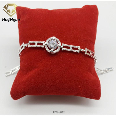 Lắc tay bạc 925 Huệ Ngân - Vòng tròn tình yêu RYB140107
