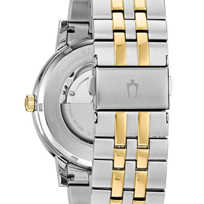 Đồng Hồ Nam Bulova Dây Thép Không Gỉ 98C130 - Mặt Trắng