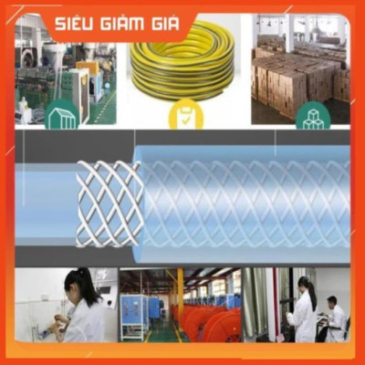 Bộ dây vòi xịt nước rửa xe, tưới cây . tăng áp 3 lần, loại 3m, 5m 206236Sđầu đồng, cút đồng, d.vàng