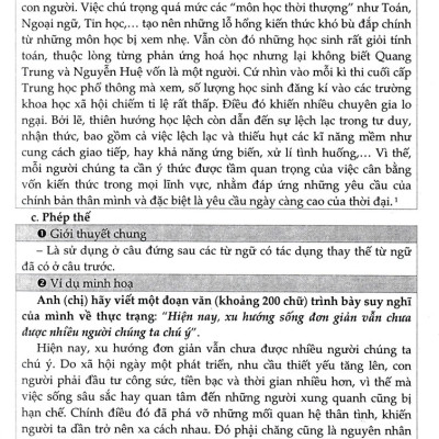 HƯỚNG DẪN VIẾT ĐOẠN VĂN NGHỊ LUẬN XÃ HỘI (THEO ĐỊNH HƯỚNG ĐỀ THI MỚI CỦA BỘ GĐ-ĐT) (DÙNG CHUNG CHO THCS & THPT)_KV