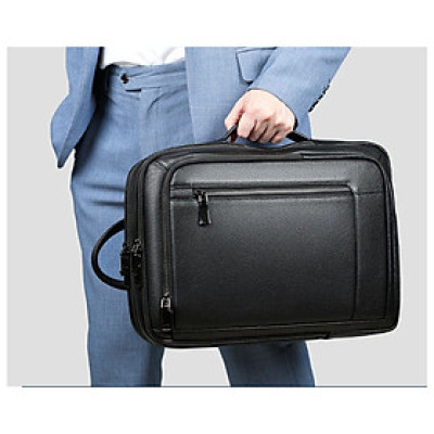 Balo nam da bò BAOHA LEATHER BHM2304 Ba lô laptop 16inch, thiết kế mới đa năng hơn