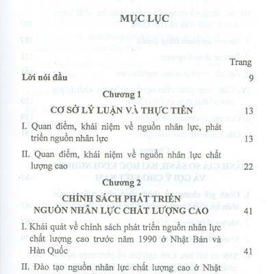 Chính Sách Phát Triển Nguồn Nhân Lực Chất Lượng Cao Ở Nhật Bản Và Hàn Quốc Gợi Ý Cho Việt Nam