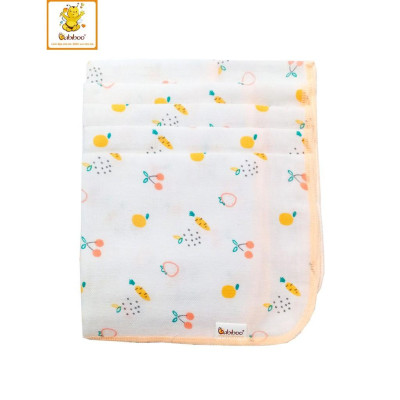 Set 5 Khăn sữa xô in hình nhỏ 2 lớp BABIBOO - BK05