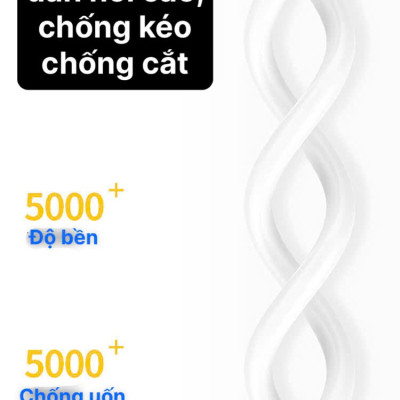 Dây sạc 3A LI-TOP LX33 chân Micro (Túi), dòng điện 5V-3A, Kim Ánh cho dùng thử 30 ngày, hàng chính hãng