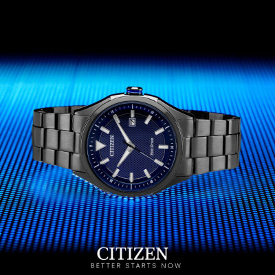 Đồng Hồ Nam Citizen Dây Thép Không Gỉ AW1147-52L - Mặt Xanh