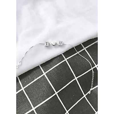 Lắc bạc I LOVE U -  Ngọc Quý Gemstones