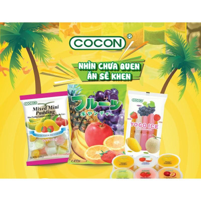 Kem Đá vị Tổng Hợp Cocon Yogo Ice Mixed (450ml x 4pkts)