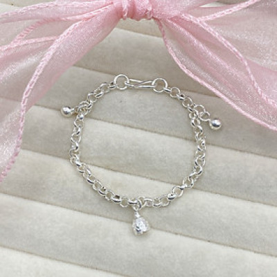 Lắc Tay Lắc Chân Cho Bé Mix Charm Bạc Ta Bạc Hiểu Minh LTE578