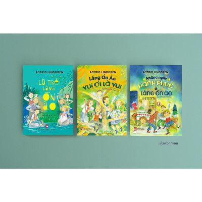 Sách - Lũ Trẻ Làng Ồn Ào + Làng Ồn Ào Vui Ơi Là Vui + Những Ngày Hạnh Phúc ở Làng Ồn Ào - Combo 3 Cuốn - NXB Phụ Nữ