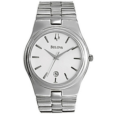 Đồng Hồ Nam Bulova Dây Thép Không Gỉ 96B106 - Mặt Trắng