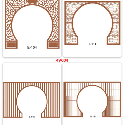 Vách ngăn cổng , vách ngăn phòng khách , vách ngăn phòng khách hiện đại 4VC04 - Nội thất lắp ráp Viễn Đông Adv