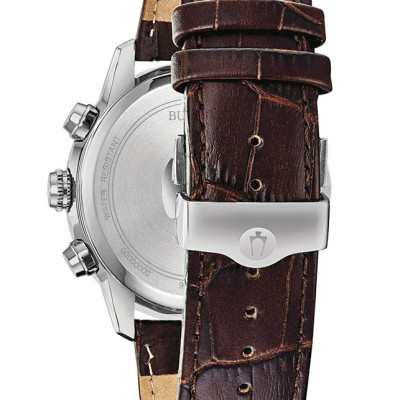 Đồng Hồ Nam Bulova Dây Da 96B311 - Mặt Đen