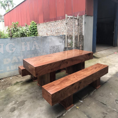 Bộ Bàn Ghế K3 Gỗ Hương Xám