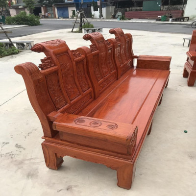 Bàn Ghế Âu Á Gỗ Hương Đá