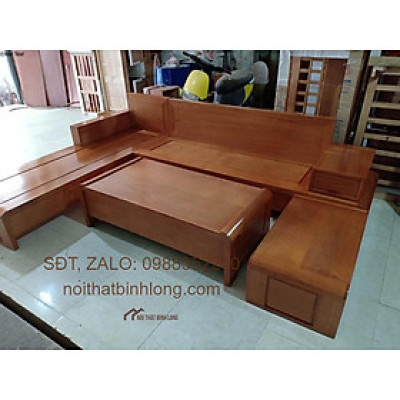 Bộ bàn ghế gốc lớn gỗ sồi