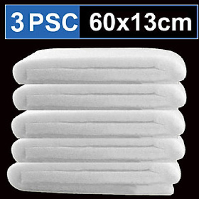 3 Bông Lọc Bể Cá Hoàng Nam Trắng 60x13cm - Vật Liệu Lọc Nước Hồ Cá Cao Cấp