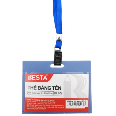Bảng Tên Nhựa Ngang - Besta BT-A1