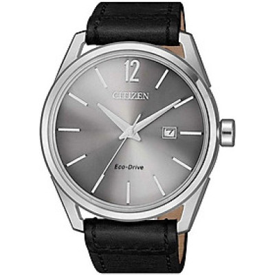 Đồng Hồ Nam Citizen Dây Da BM7411-16A - Mặt Xám