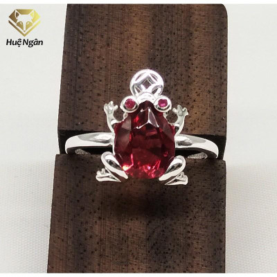 Nhẫn bạc 925 Huệ Ngân - Cóc thần tài may mắn tài lộc RR1250