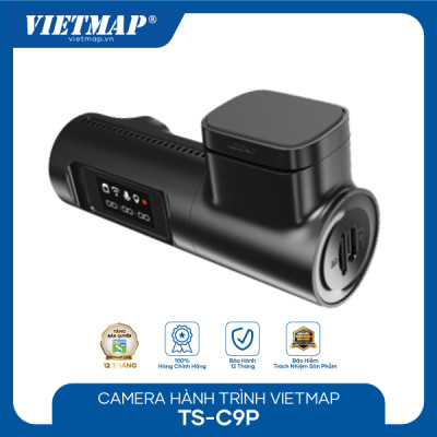 VIETMAP TS-C9P CAMERA HÀNH TRÌNH 2K NHỎ GỌN (Tặng ngay bản quyền VIETMAP LIVE PRO - 12 tháng khi mua sản phẩm) - Hàng chính hãng