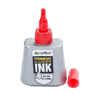 Mực Bút Lông Dầu Flexoffice FO-PMI02 - Mực Đỏ