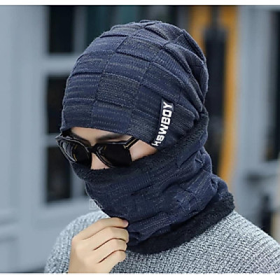 KHĂN CHOÀNG NAM KÈM NÓN LEN HSBOY - KHĂN CHOÀNG NAM KÈM MŨ LEN HSBOY DN19112301