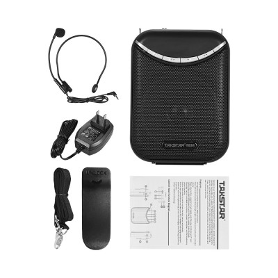 ROGTZ - Máy trợ giảng không dây và có dây E190M Chống ồn chủ động Kết nối micro wireless 5 chức năng tiện ích Pin Lithium dung lượng lớn 18500mAh 8-12h Độ bền cao Hỗ trợ thẻ nhớ gắn ngoài 128Gb Nguồn 5V 750mA Giảng viên MC Diễn giả Hàng Chính Hãng