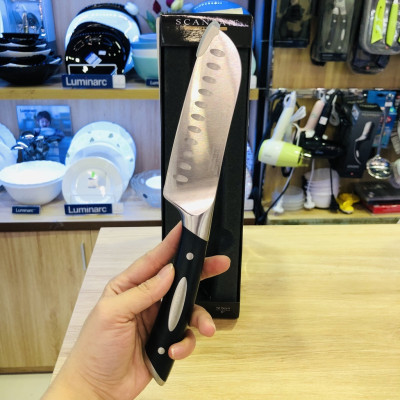 Dao thái, dao cắt gọt chống dính đa năng Scanpan Classic 12.5cm 92551200, thép không gỉ cao cấp