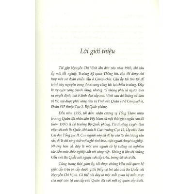 Sách Người Thầy - (tác giả : thượng tướng Nguyễn Chí Vịnh) - 2023