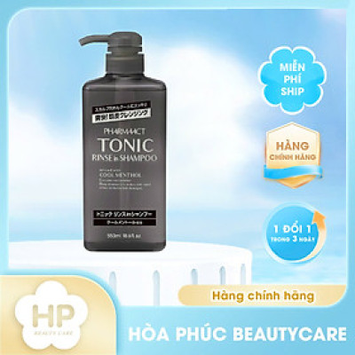 Dầu Gội Đầu Dành Cho Nam Chiết Xuất Bạc Hà Pharmaact Tonic Rinse In Shampoo  (Chai 600mL)